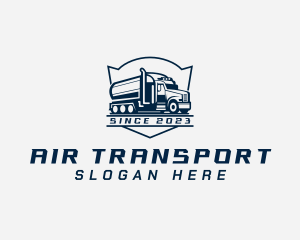 Fuel Truck Transportation logo design