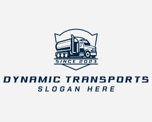 Fuel Truck Transportation logo design