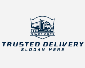 Fuel Truck Transportation logo design