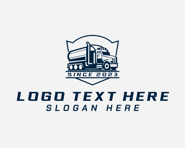 Tank Truck logo example 2