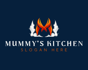 Hot Flaming Cuisine logo design