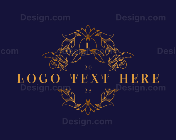 Luxury Ornament Wreath Logo