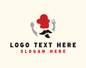 Mustache Chef Cutlery logo