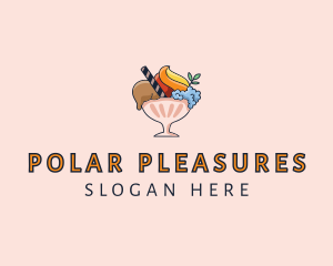 Ice Cream Sundae Dessert  logo