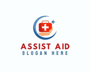 Moon Medical First Aid logo design