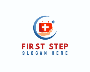 Moon Medical First Aid logo design