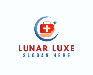 Moon Medical First Aid logo design