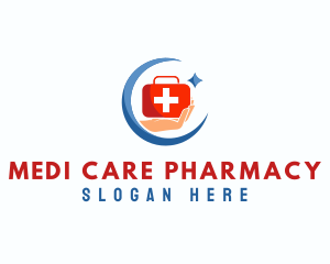 Moon Medical First Aid logo design