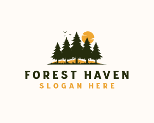 Tree Forest Nature logo design