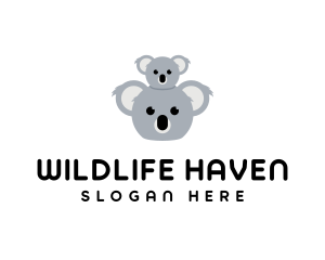 Koala Wildlife Zoo logo design