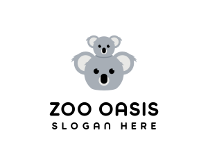 Koala Wildlife Zoo logo design