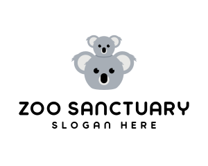 Koala Wildlife Zoo logo design