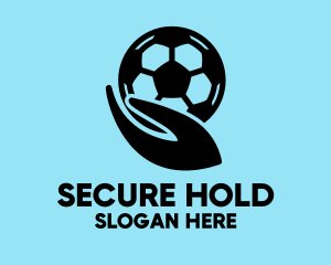 Soccer Player Hand  logo