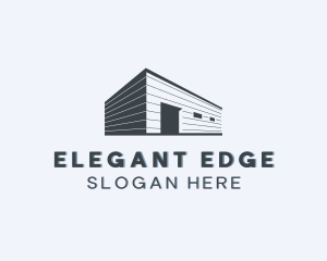 Storage Building Warehouse Logo