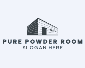 Storage Building Warehouse logo design