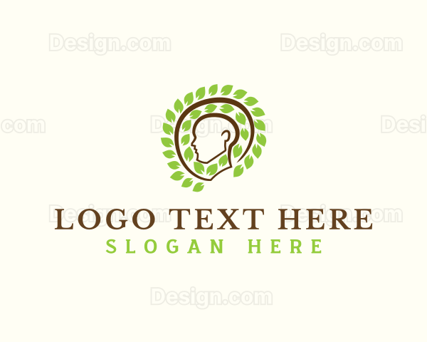 Human Head Nature Logo