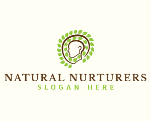 Human Head Nature logo design