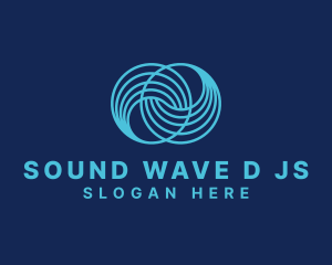 Infinity Water Wave logo design