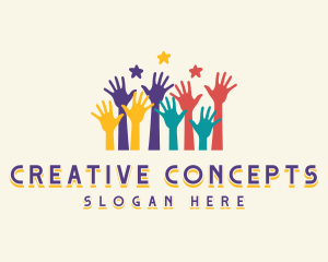 Creative Hand Community logo design