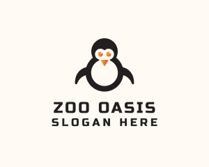 Penguin Zoo Bird logo design