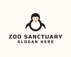 Penguin Zoo Bird logo design