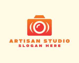 Camera Lens Photographer logo design