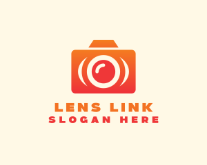 Camera Lens Photographer logo design