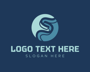 Technology Business Letter S logo