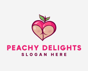 Sexy Peach Butt logo design