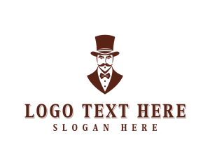 Stylish Gentleman Barber logo