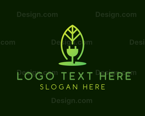 Sustainable Plug Leaf Logo