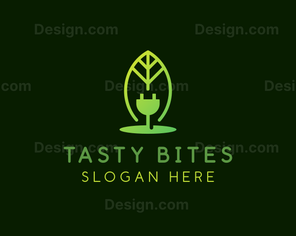 Sustainable Plug Leaf Logo