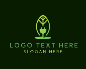 Sustainable Plug Leaf Logo