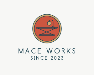 Office Table Furniture logo design