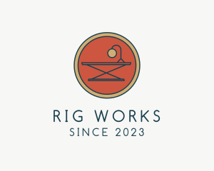 Office Table Furniture logo design