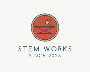 Office Table Furniture logo design