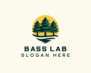 Pine Tree Forest logo design