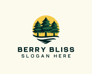 Pine Tree Forest logo design