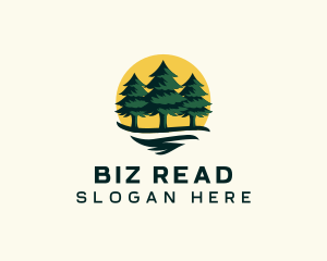 Pine Tree Forest logo design