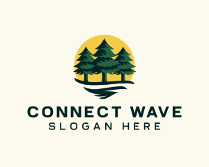 Pine Tree Forest logo design