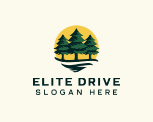 Pine Tree Forest logo design