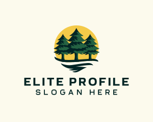 Pine Tree Forest logo design