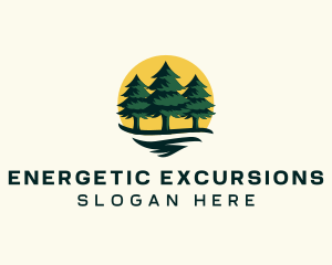 Pine Tree Forest logo design