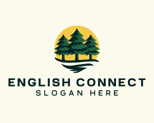 Pine Tree Forest logo design