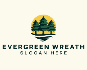 Pine Tree Forest logo design