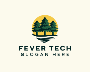 Pine Tree Forest logo design