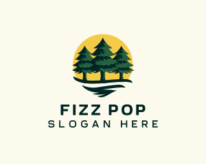 Pine Tree Forest logo design