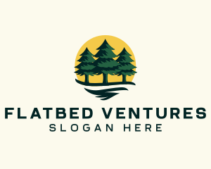 Pine Tree Forest logo design