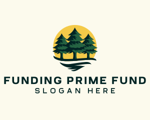 Pine Tree Forest logo design