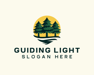 Pine Tree Forest logo design